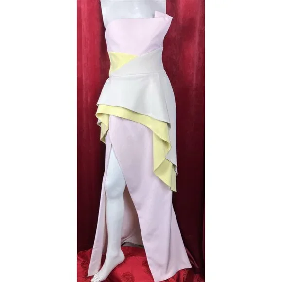 38 NWT Georges Hobeika Sculpture Galactic Pastel Strapless Peplum Dress  Ballgown is available for purchase on au PAY Market - Imported Goods Online  Store Co.Ltd. | au PAY Market - Online Shopping Site